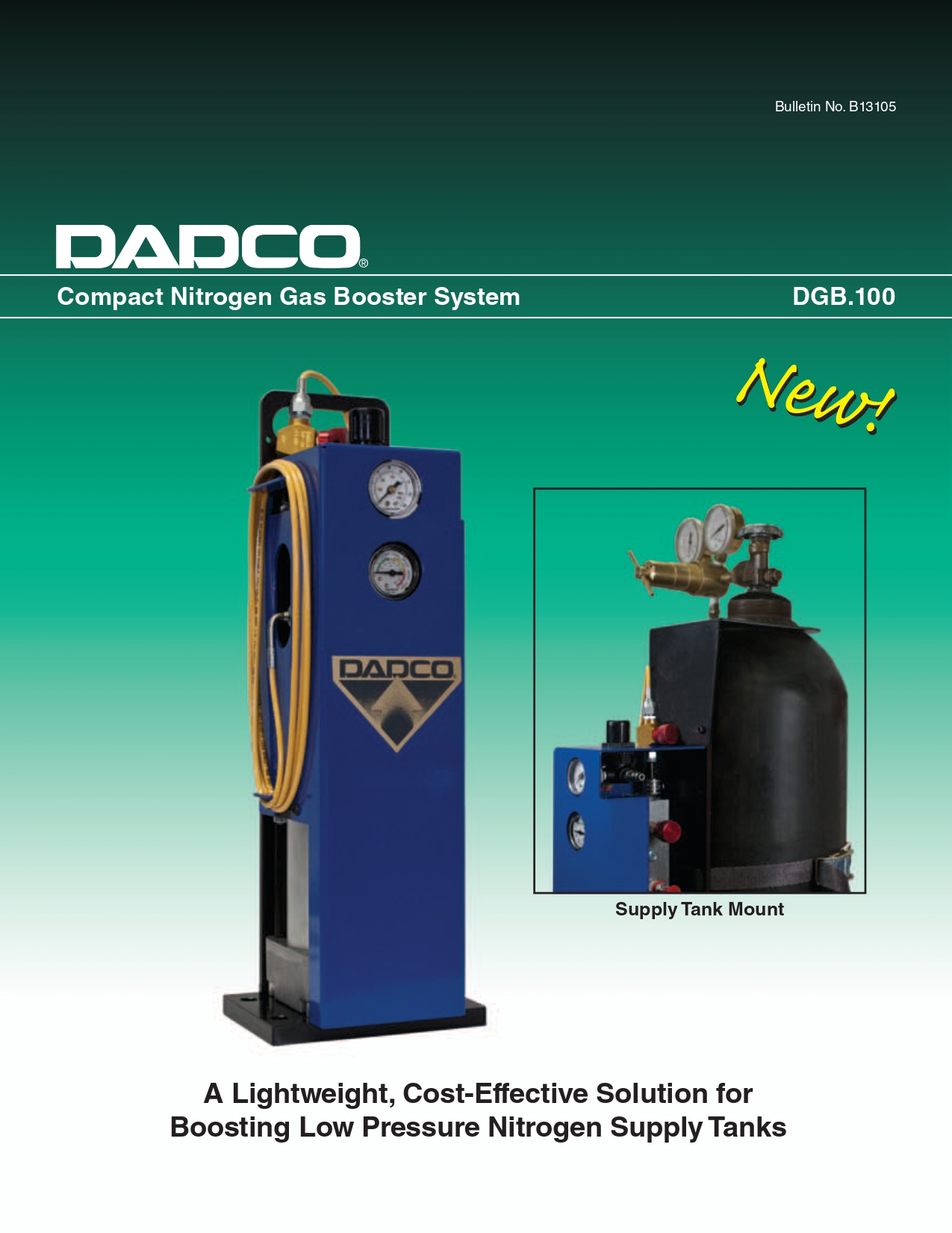 Compact Nitrgen Gas Booster System